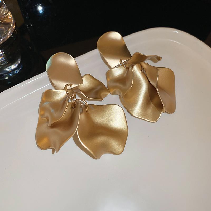 Bohemian Bunte Blumenohrringe Für Damen Mode Blütenblatt-Anhängerohrringe Party Hängeohrringe Schmuck Y2k Accessoires Bijoux
