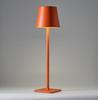 Rechargeable High-Leg Iron Table Lamp - Outdoor Touch-Control, Three-Color USB Light for Restaurants