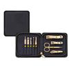 Luxury Black Gold 9-Piece Nail Care Set