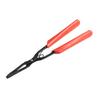Optical Fiber Pliers Flange Long Nose Rubber Anti Slip Handle Steel Head Portable Fiber Optic
