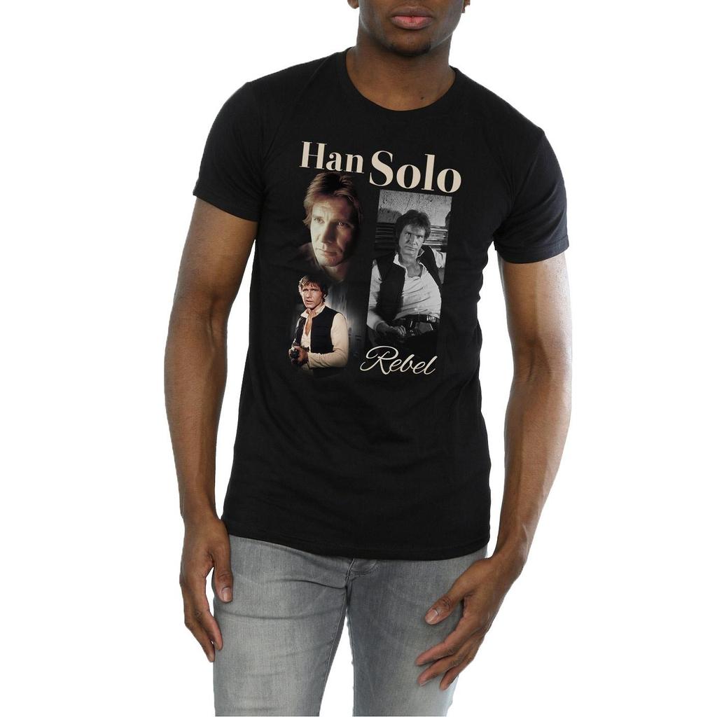 Star Wars Mens Han Solo 90s Style T-Shirt
