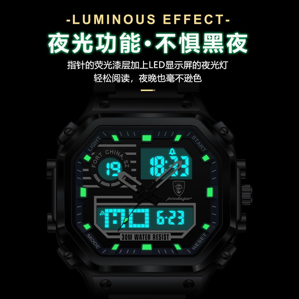 Men'S Watch Multi-Functional Waterproof Sports Electronic Watch
