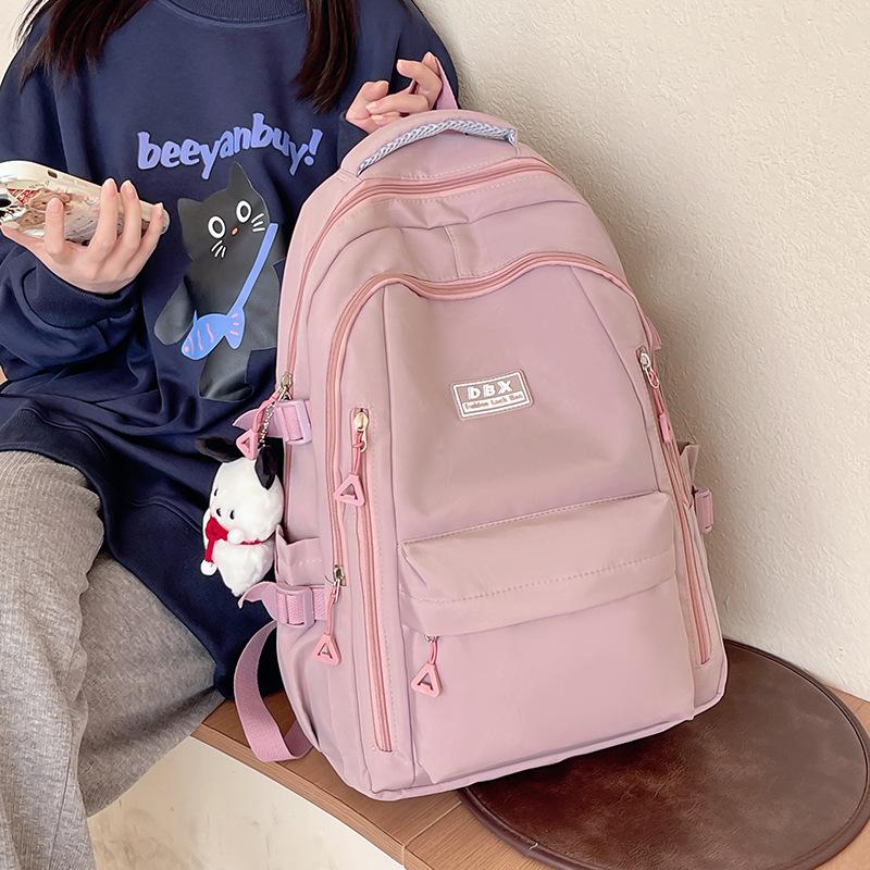 Schoolbag schoolbag girls college students high school students junior high school students primary school 1011 new backpack large capacity backpack