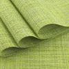 Dinner Placemat 6pcs Dining Pvc Table Mat Disc Pads Green Decoration Tablemat Tableware Pvc Placemat Kitchen Dinning Bowl Mat