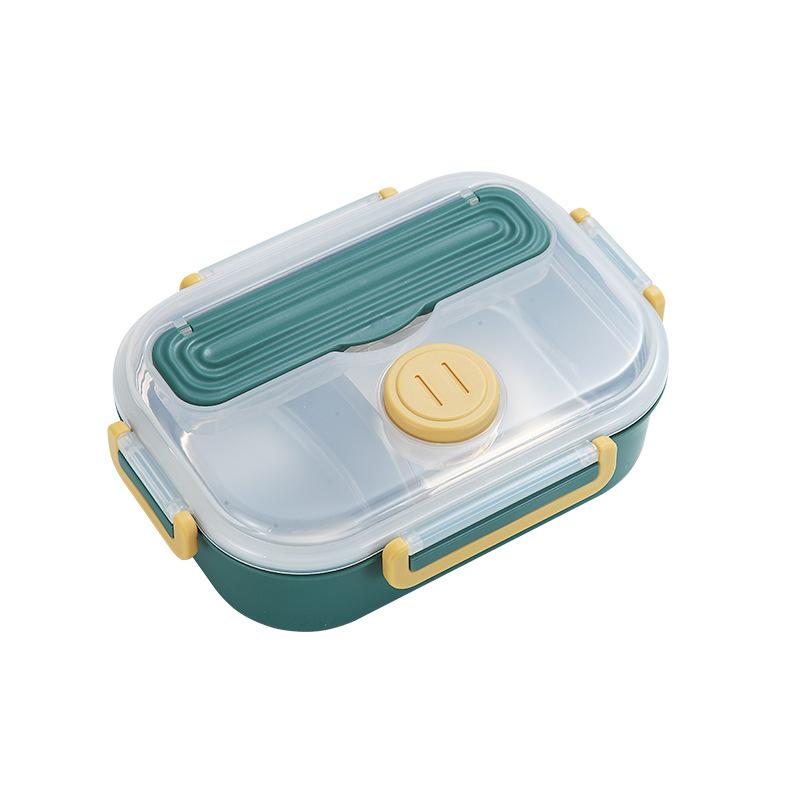 

MeyJig Bento Box Stainless Steel Inside Food Container Leak Proof Educational Daycare Lunch Box 980ml