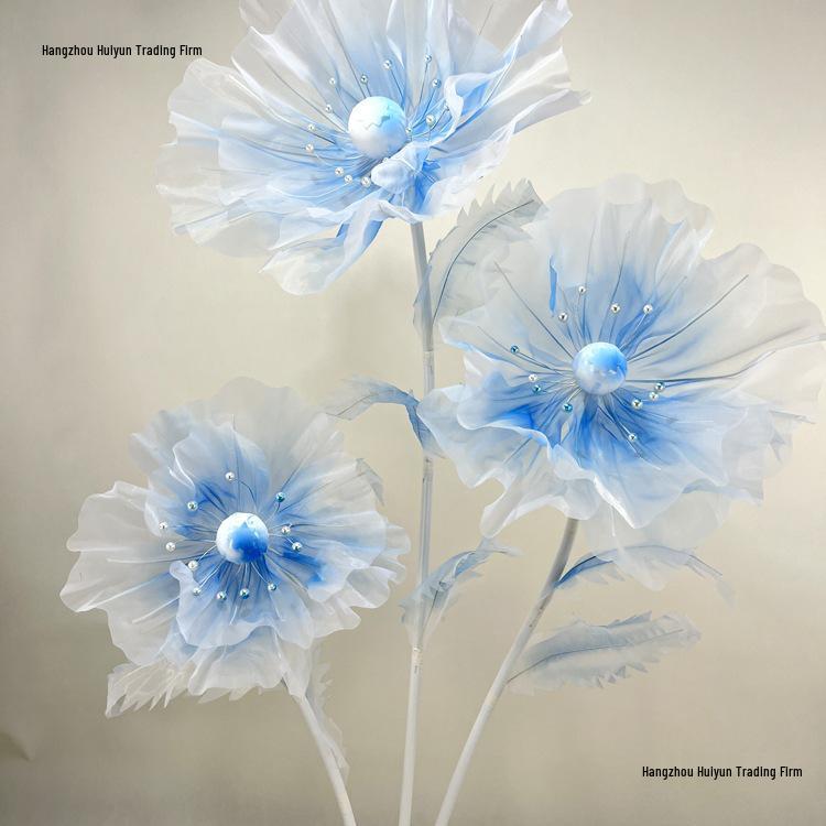Seidenblumen Hochzeitsgangläufer & Schaufensterdekoration