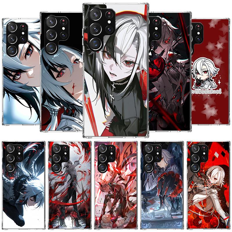 Arlecchino Genshin Impact Phone Case For Samsung Galaxy S26 S25 Edge S24 Ultra S23 S22 Plus S21 S20 FE Soft Fundas Shell Galaxy
