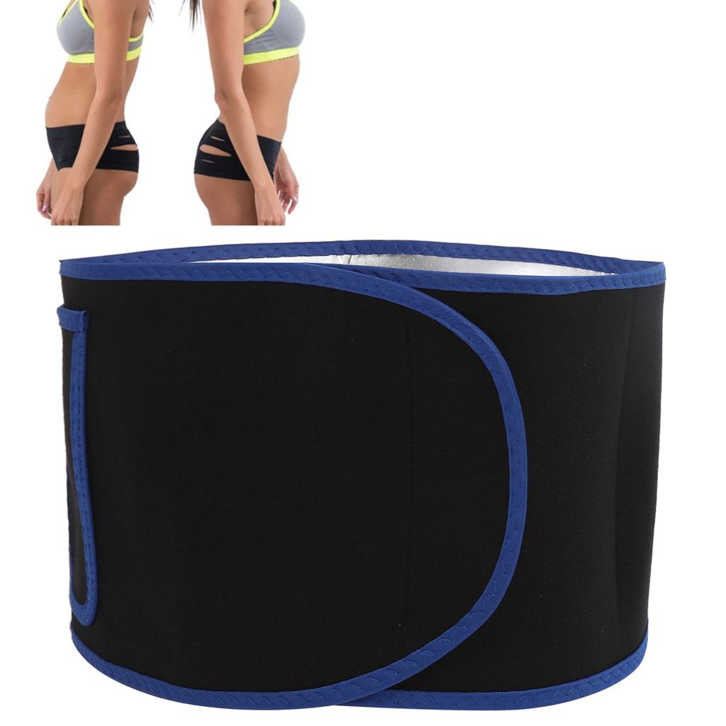 Waist Trainer Belt Elastic Rubber Sweat Absorbing Waist Trimmer Belt for Men Women Slimming Body Shaping