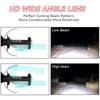 Y6 H4 LED Projector Headlight Projector Lens with Fan Cooling 90W Automobile Hi Lo Beam Bulb 12V 6500K RHD LHD