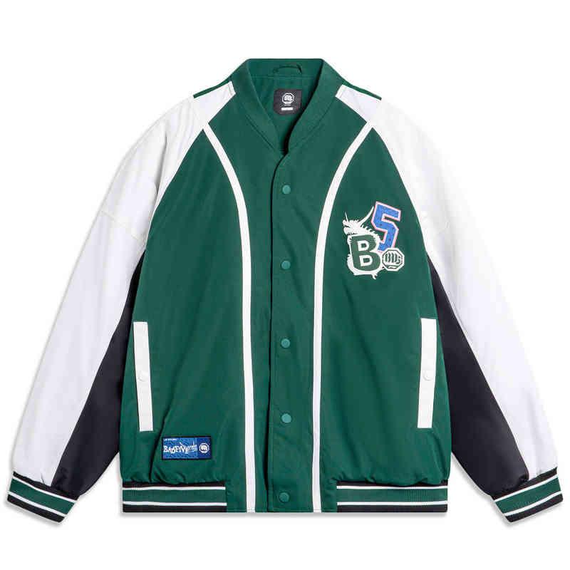 

Li Ning Баскетбольная Серия Bad Five Принт Буквами Цветовой Блок Однобортная Дышащая Универсальная Повседневная Куртка Мужская Куртка Зеленый Кремовый Черный AJMU049-2 L