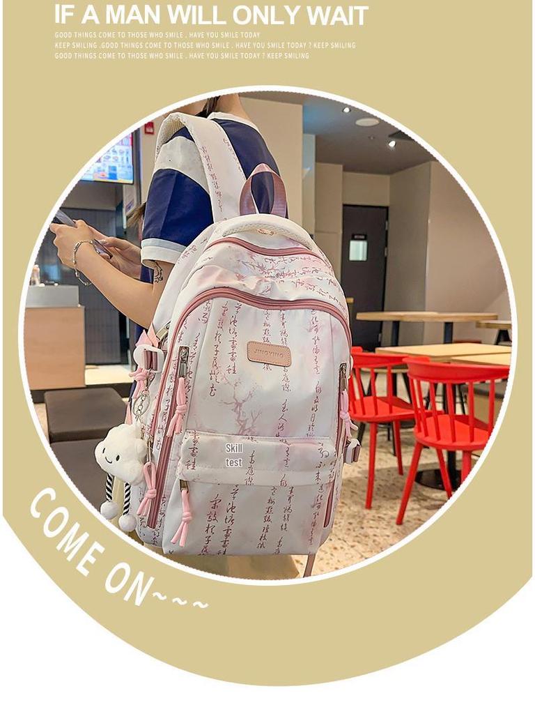 Damen 2025 Trendiger Rucksack mit hoher Kapazität: Stilvolle & Vielseitige Umhängetasche für Mittelschüler