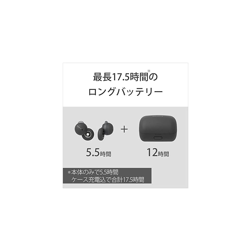 סוני לינקבאדס: אוזניות אלחוטיות אמיתיות / קומפקטיות וקלות משקל (4.1 גרם) / סגנון פתוח לחלוטין לשימוש קבוע / מיקרופון לשיחות / דרייברים בגודל 12 מ"מ / 5.