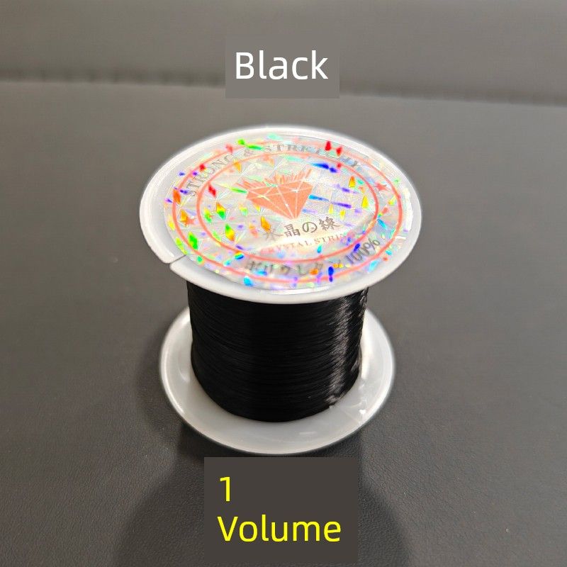 

Crystal Hair Extension Wire Wig Rope Hair Extension Hair Tools Hair Salon Elastic Hair String Braid Barber Shop Supplies Black Line 1 Volume