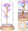 Eternal Rose Glowing In Glass, LED, Colorful, Battery, Gift, 18th Birthday, Wedding