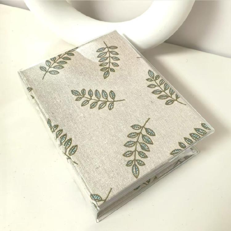 Stylish Fabric 6Inch Photo Album Capacity for 100 Photos Simple To Use 6inch Picture Album Storage Postcards Book