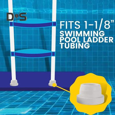 Butoir d'échelle de piscine pour piscines creusées Bouchon d'arrêt d'échelle pour tube d'échelle de piscine de 1,90 pouce Bouchon d'arrêt intérieur Pièces d'échelle de piscine pour