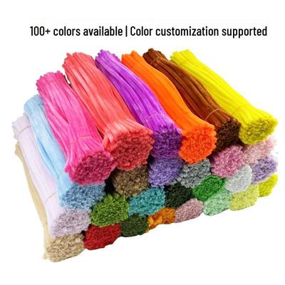 Colorful DIY Pipe Cleaner Kit: Chenille Stems for Kids' Crafts - Flowers, Animals, & More