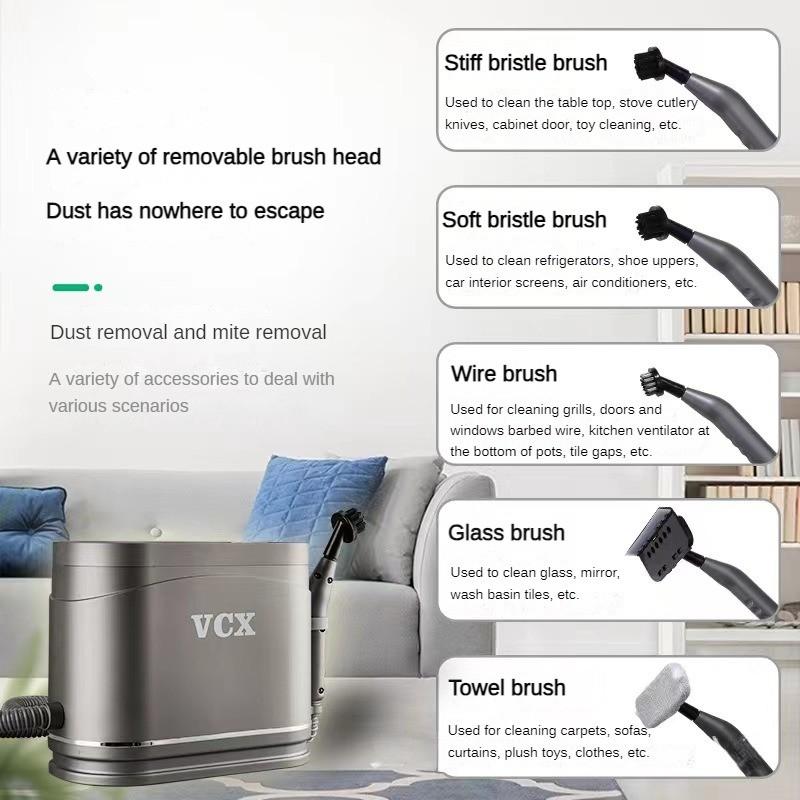 1500W High Temperature Steam Cleaner Multifunctional Kitchen Oil Stain Cleaning Equipment Household Fabric Cleaning Machine