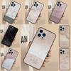 Personalisierte Unterschrift Nachname Marmor Handyhülle Für iPhone 16 15 11 13 12 14 Pro Max 13 Mini 7 8 14 Plus XS Max X XR Hülle