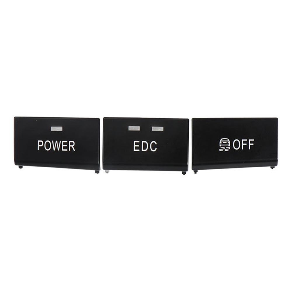 3pcs 61317841136 Center Console Switch Button Caps For BMW