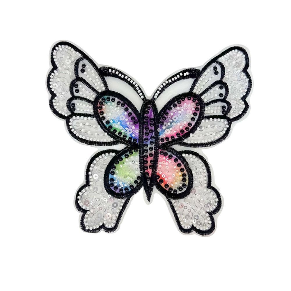 Beaded Sequin Butterfly Corsage Embroidered Sewing Patch Gift Cloth Patch