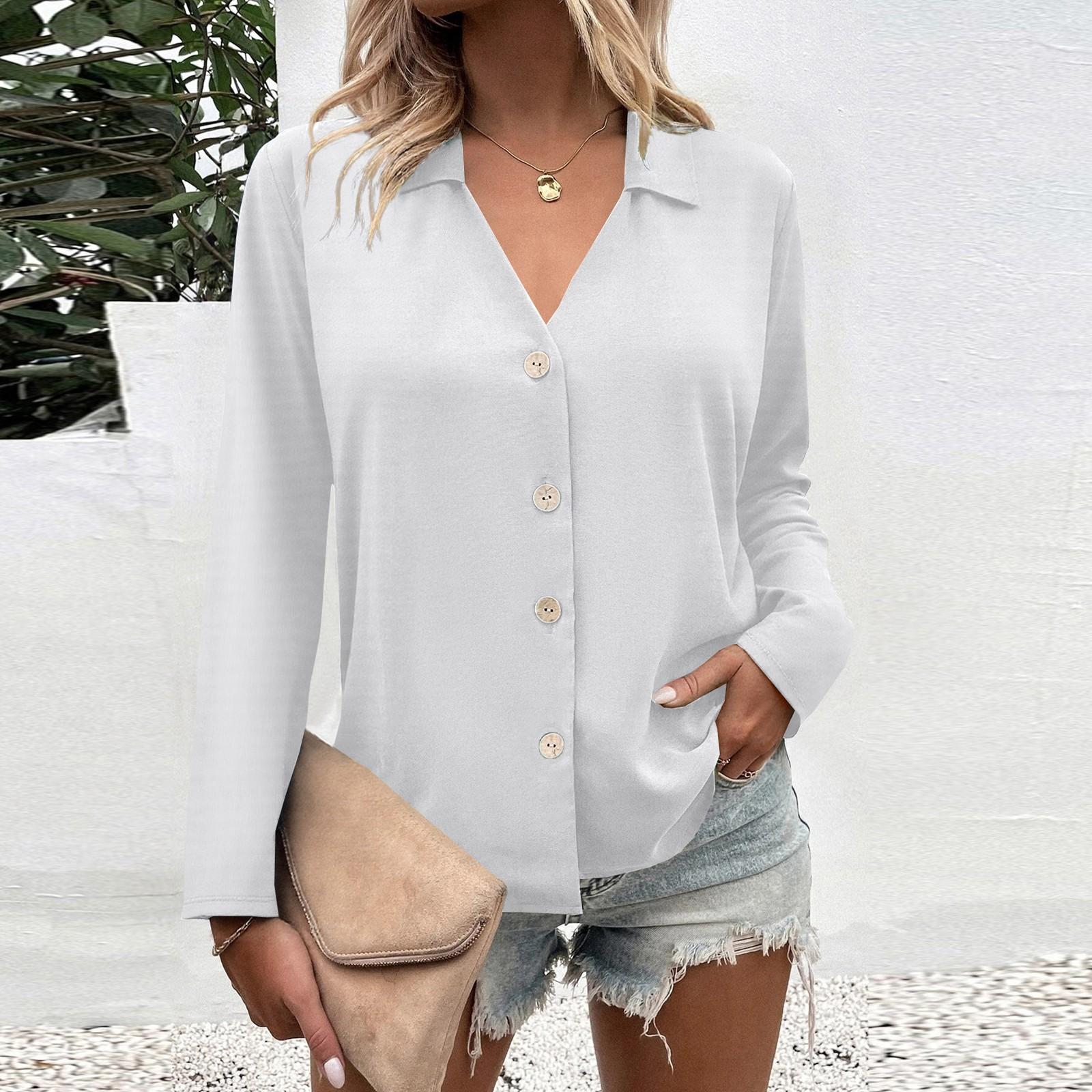 

Женские футболки плиссированные с V-образным вырезом нарядные повседневные блузки с принтом с коротким рукавом летние топы свободного кроя XL белый