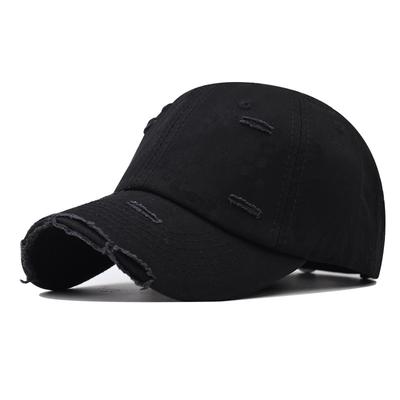 New Baseball Hats Solid Color Washed Cotton Baseball Cap Men Women Casual Adjustable Sun Hat CasualTrucker Snapback Hats
