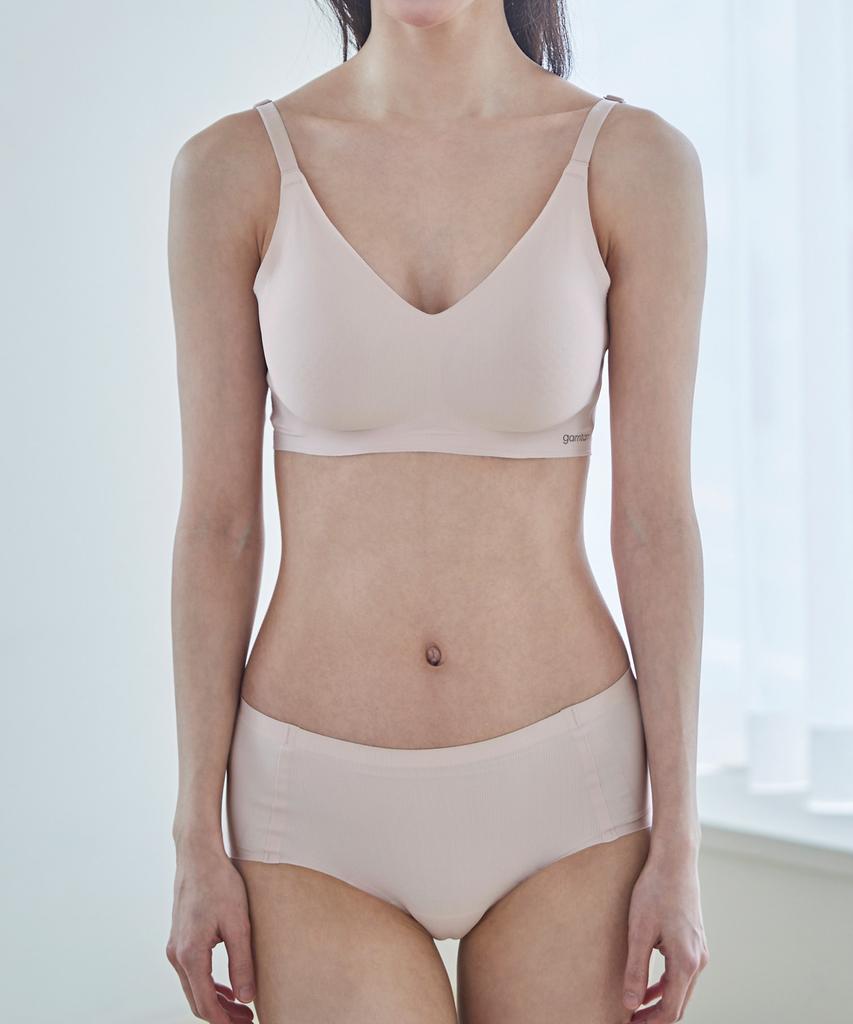 Gamtan Rayon Cool Basic Hook-Type Bra And Panty 2-Set