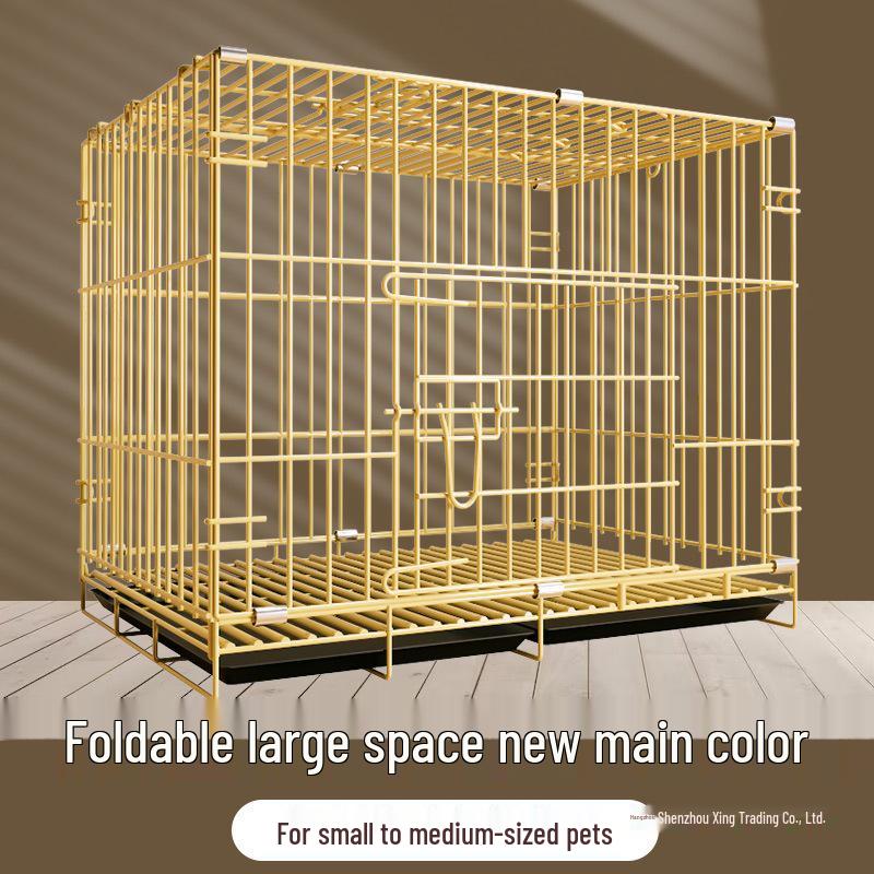 Extra Thick Indoor Dog and Rabbit Cage with Toilet, Available for Small To Large Dogs