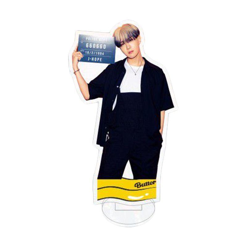 

Бантан BTS Мальчики Баттер Акриловая Подставка Фигурка Модель Доска Декор для Стола Подарок Фанатам J HOPE