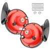 12v/24v Car Snail Electric Air Horn Marine Boat Loud Alarm Kit Motorcycle Dual-tone Car Horn Loud Signal