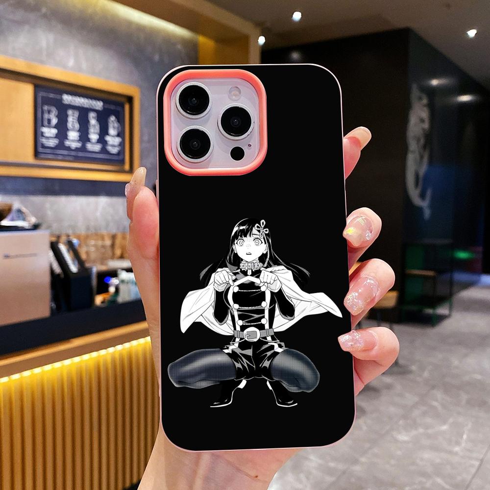 Mato seihei Ren Yamashiro Gelee Doppelschicht Rosa Handyhülle für iPhone 17 16 15 14 13 12 11 Air Pro Max Plus Schutzhülle
