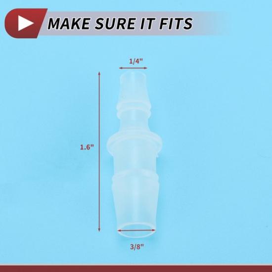 Five Plastic Hose Barb Fittings Universal