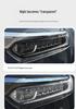 Honda Odyssey 21-26 Headlight Film, Accord/Civic Smoked TPU Light Tint.
