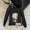 Y2K Polka Dot Hasenohren Kartenhalter 3-Zoll Kpop Fotokartenhalter Geschenk Koreanischer Stil Tasche Anhänger