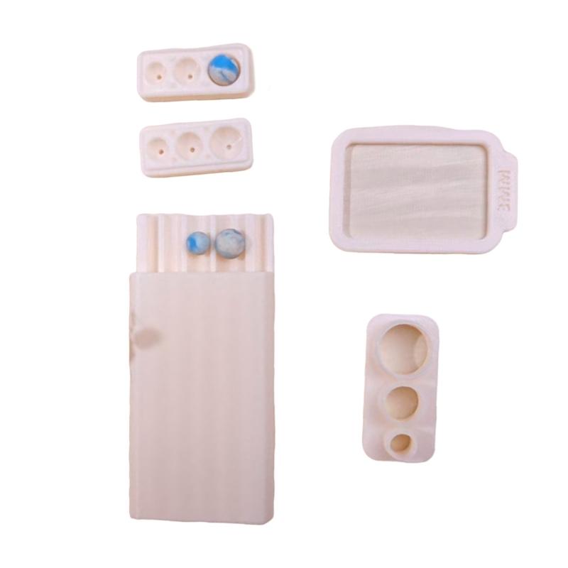 

Sturdy DIY Jewelry Clay Bead Maker Tool With Hole Punch For Uniform Polymer Earring Pendants And Craft Projects