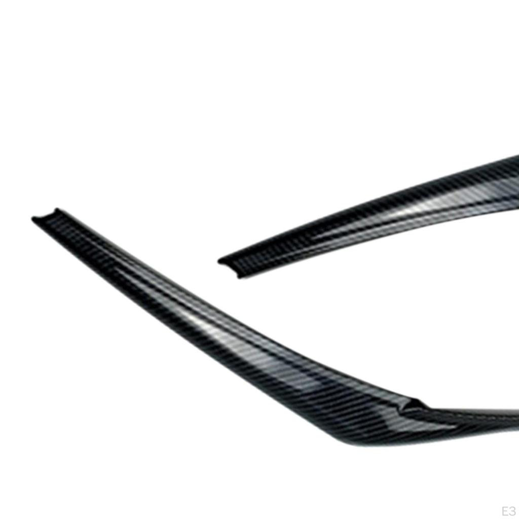 Scheinwerferaugenbrauen Augenlidaufkleber Dekoration Front Auto Styling, 8, Teile Langlebiger Ersatz