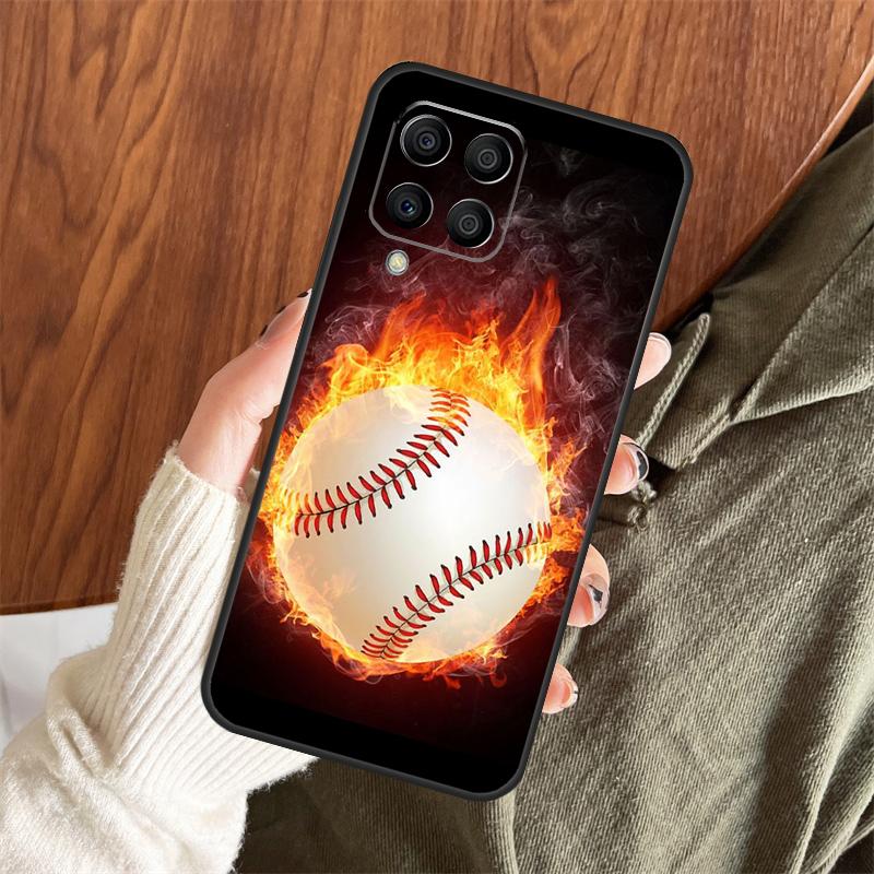 Baseball Ball Case For Samsung Galaxy M12 M32 M52 M35 M55 M15 M11 M13 M14 M06 M16 M36 M56 M31 M53 M34 M54