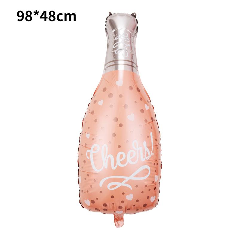 

1Pcs Champagne Root Beer Bottle Series Алюмінієві повітряні кулі День батька День матері Весілля День народження Декор Повітряні кулі Other