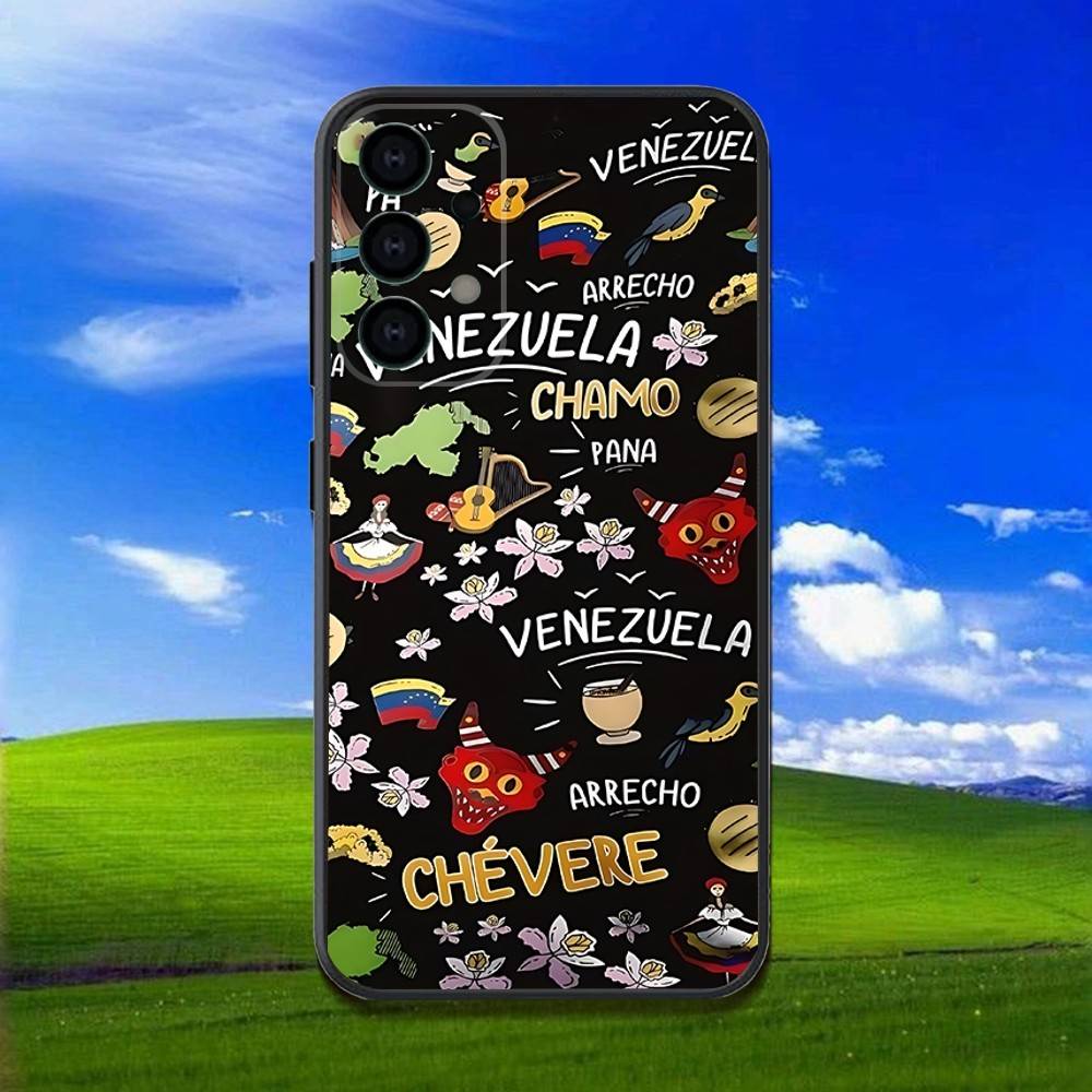 

Venezuela esthetic Art Print Phone Case For Samsung Galaxy A13,A21s,A22,A31,A32,A52,A53,A71,A80,Soft Black Shell Samsung a52 a52S