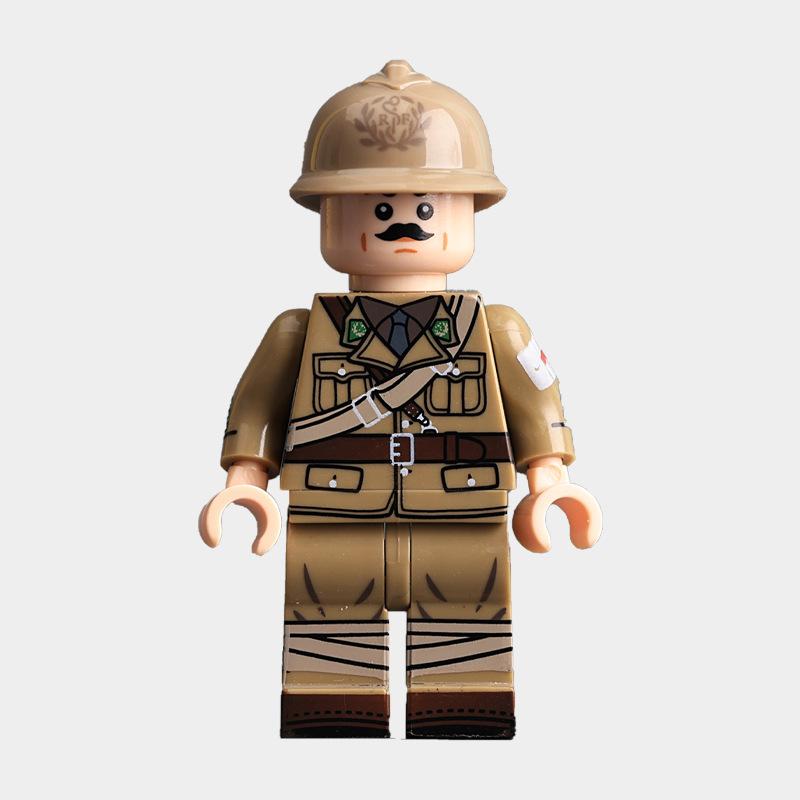 

Военная серия Второй мировой войны Французский медицинский корпус солдат персонаж строительные блоки игрушки