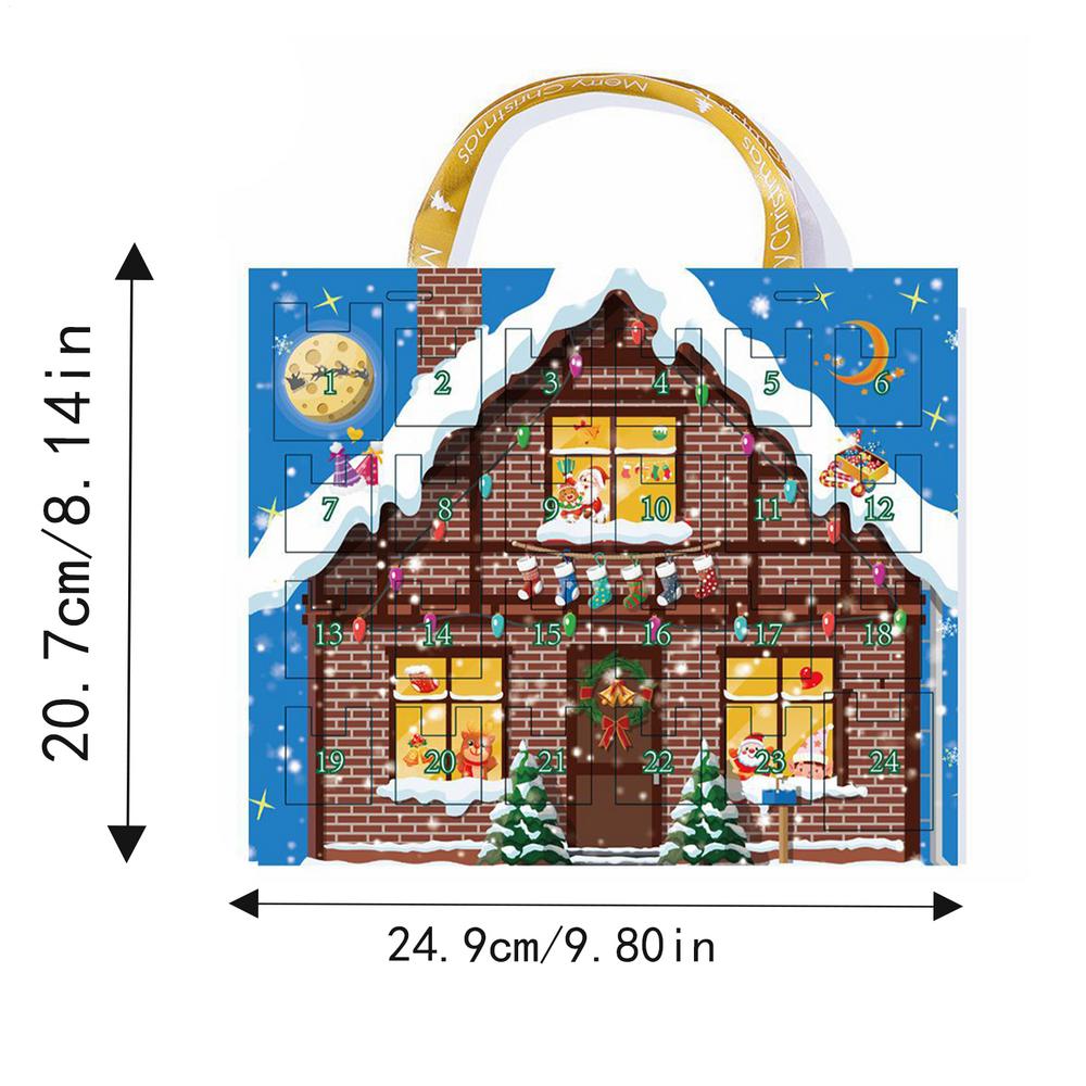 Christmas Charm Bracelet Advent Calendar gift Box 24-bead Christmas Bracelets Jewelry Making Kit For Woman Girls