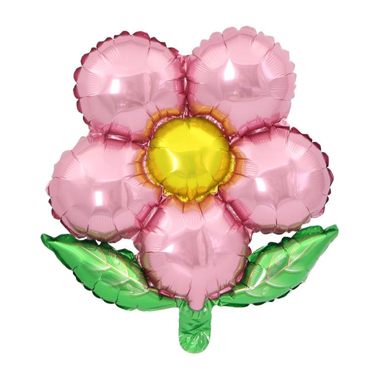 10Pcs 18Inch Flower Foil Balloons Leaf Flower Baloon Birthday Party Wedding Decorations Party Suplies