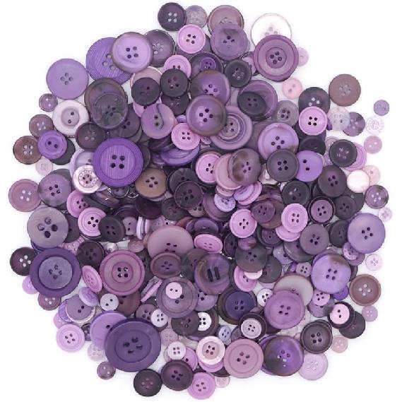 Wepetyo 660 Pcs Resin Buttons Assorted Sizes 2 and 4 Holes Round Craft Buttons for Adult Sewing,Kids Manual Button Painting,DIY Crafts(Rainbow)
