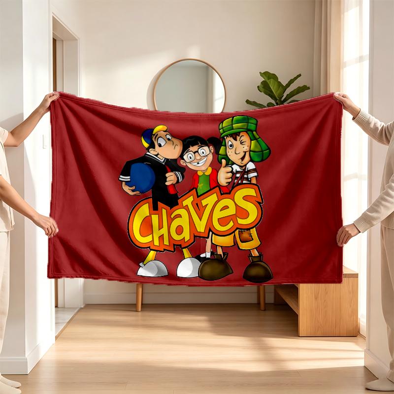 El Chavo (1) Flanelová deka měkký doplněk do ložnice a obývacího pokoje a útulný domácí dárek