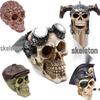 T-Rex Skull & Bone Reptile Tank Decor, Halloween Prop