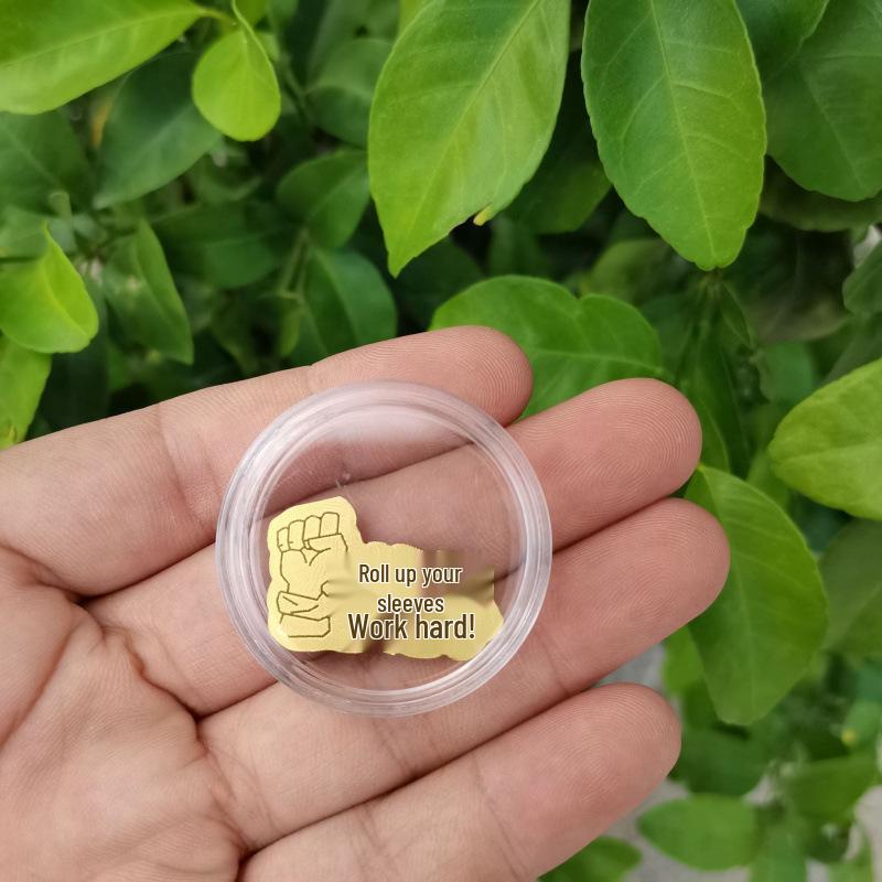 Gold 999 Leaf Phone Sticker: Wealth-Attracting Back Sticker, Ideal Birthday Gift
