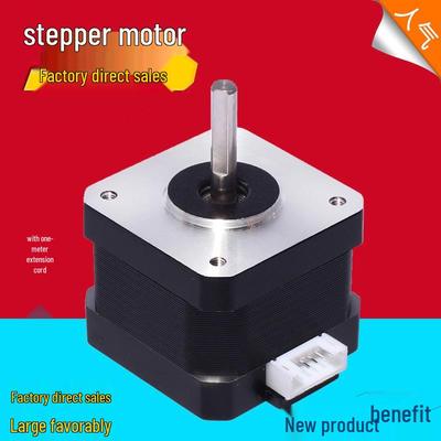 42BYGH34 NEMA17 2-Phasen 4-Draht Schrittmotor für Gravur und 3D-Druck.