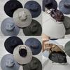 Detachable Hat Top Fisherman Hat Breathable Sun Protection Hat Fashion Large Brim Sun Hat  Travel