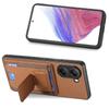Pro Xiaomi Redmi Turbo 4 5G/Xiaomi Poco X7 Pro 5G Pouzdro s držákem na karty Stojánek Kožený zadní kryt se vzorem vláken
